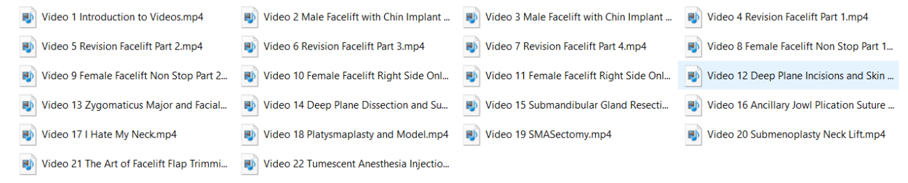 The Art And Science Of Facelift Surgery: A Video Atlas (Videos, Organized) The Art And Science Of Facelift Surgery: A Video Atlas (Videos, Organized)