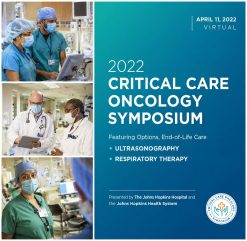 Memorial Sloan Kettering Cancer Center Critical Care Symposium 2022