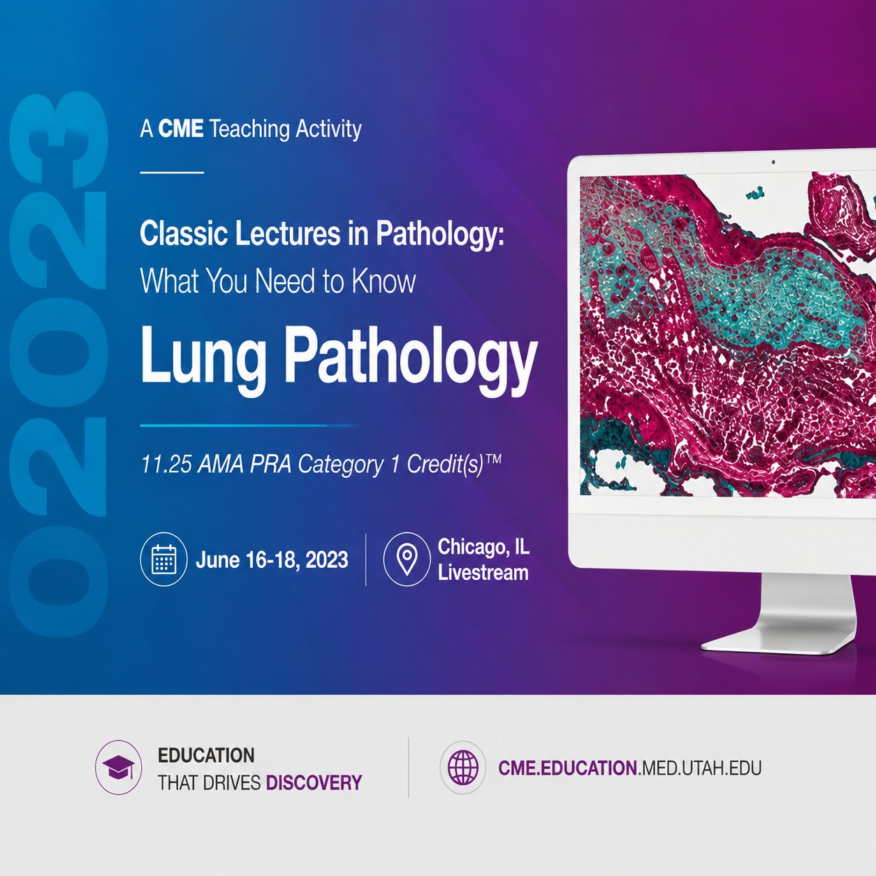 2023 Classic Lectures in Pathology: What You Need to Know: Lung Pathology 2023 Classic Lectures in Pathology: What You Need to Know: Lung Pathology