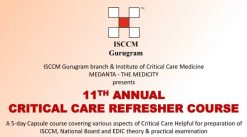 11th Annual Critical Care Refresher Course 2023 ISCCM Videos