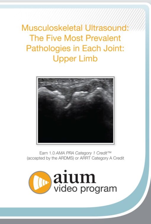 MSK Ultrasound: The Five Most Prevalent Pathologies in Each Joint: Upper Limb 276467 550x814 510x755 1