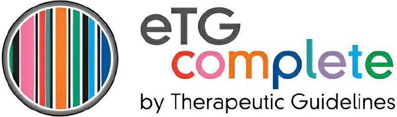 eTG complete (1-year Subscription) eTG complete (1-year Subscription)