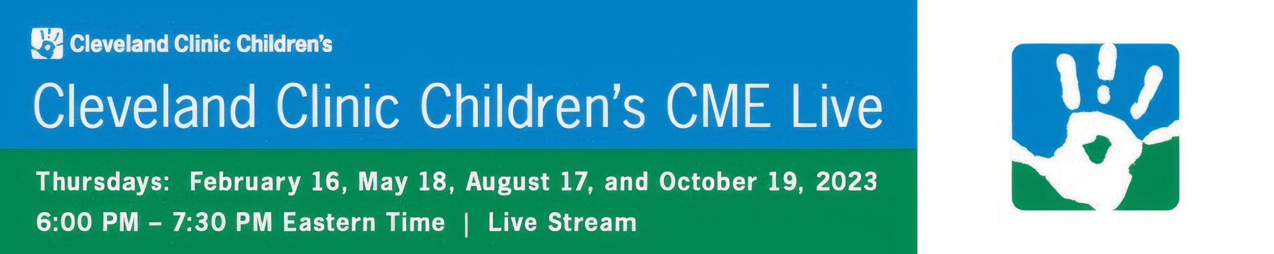 Cleveland Clinic Children’s CME Live 2023 Cleveland Clinic Children’s CME Live 2023