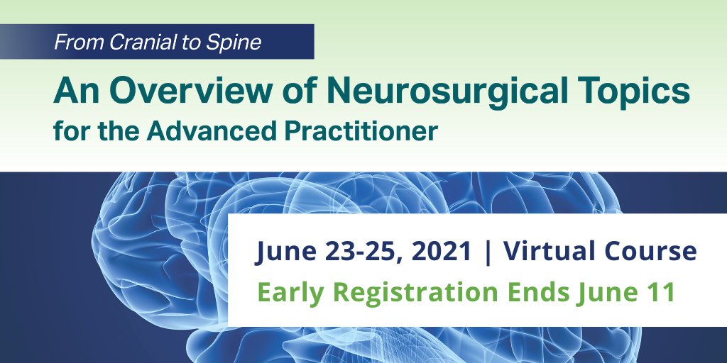 AANS From Cranial to Spine: An Overview of Neurosurgical Topics for the Advanced Practitioner 2021 AANS From Cranial to Spine: An Overview of Neurosurgical Topics for the Advanced Practitioner 2021