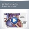 AIUM Cardiac Findings You Should Never Miss