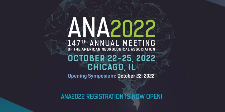 American Neurological Association 147th Annual Meeting 2022 American Neurological Association 147th Annual Meeting 2022