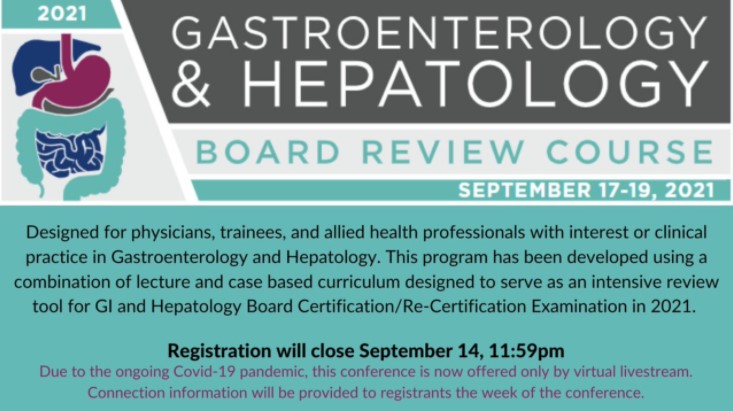 Baylor College Of Medicine Annual GI And Hepatology Board Review Course 2021 Baylor College Of Medicine Annual GI And Hepatology Board Review Course 2021 (Videos)