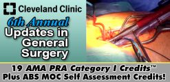 Cleveland Clinic 6th Annual Updates in General Surgery 2024