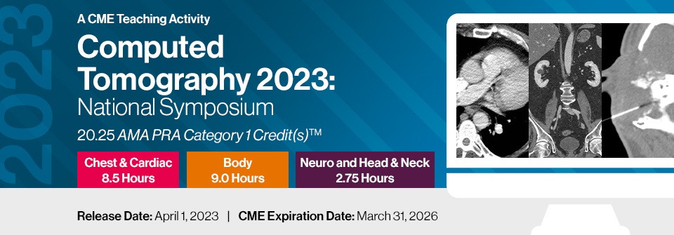 Computed Tomography 2023: National Symposium Computed Tomography 2023 National Symposium Videos