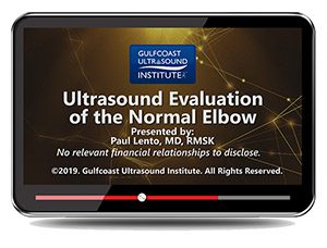 Gulfcoast: Ultrasound Evaluation of the Normal Elbow Gulfcoast: Ultrasound Evaluation of the Normal Elbow