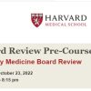 Harvard Obesity Medicine Board Review Board Review Pre Course 2022