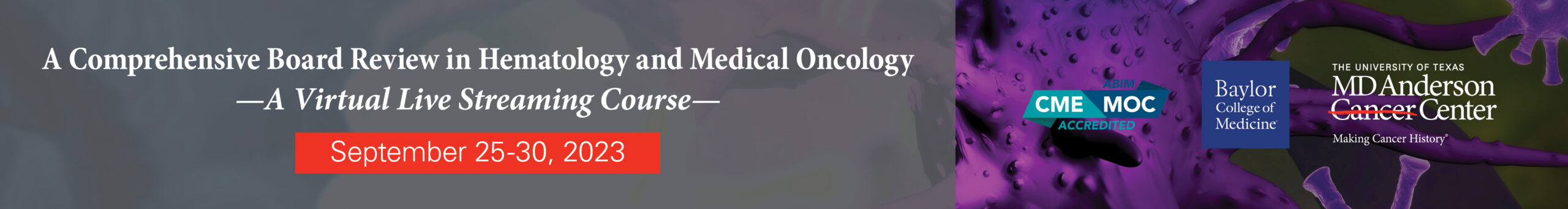 The MD Anderson Hematology and Medical Oncology Board Review 2023 (Videos + PDF) The MD Anderson Hematology and Medical Oncology Board Review 2023 (Videos + PDF)
