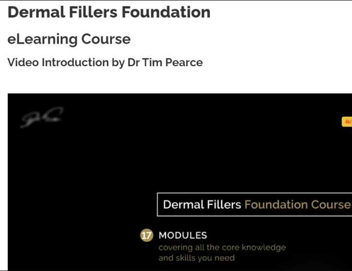 drtimpearce Dermal Fillers Foundation Course 2024 drtimpearce Dermal Fillers Foundation Course 2024