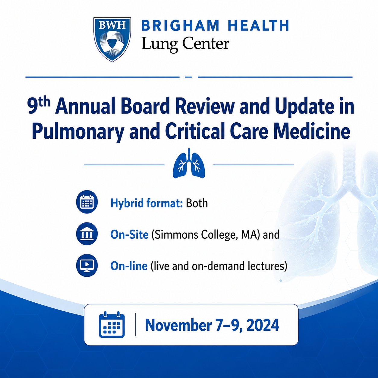 Harvard 9th Annual Board Review and Update in Pulmonary, Sleep, and Critical Care Medicine 2024 Harvard 9th Annual Board Review and Update in Pulmonary, Sleep, and Critical Care Medicine 2024