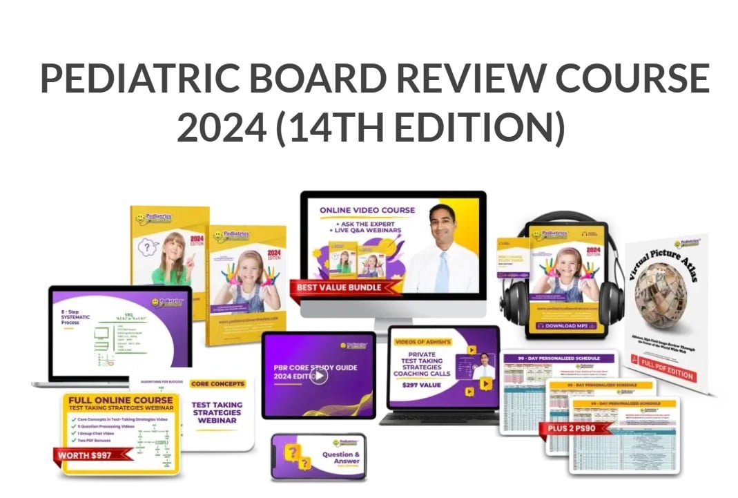 Pediatrics Board Review Course 2024 (Videos + Audios + Slides) Pediatrics Board Review Course 2024 (Videos + Audios + Slides)
