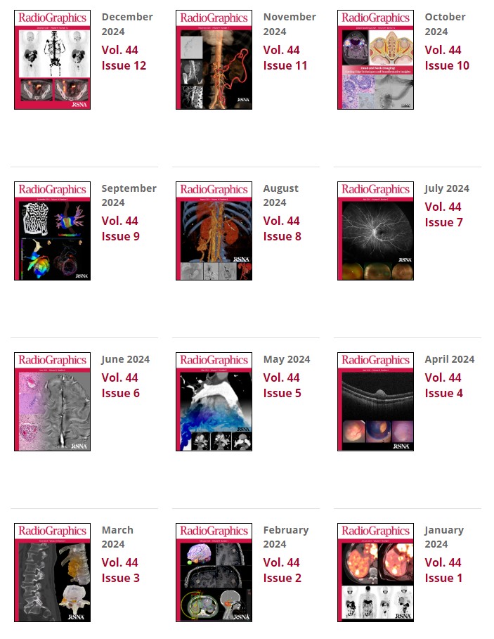 RadioGraphics 2024 Full Archives (True PDF) RadioGraphics 2024 Full Archives (True PDF)