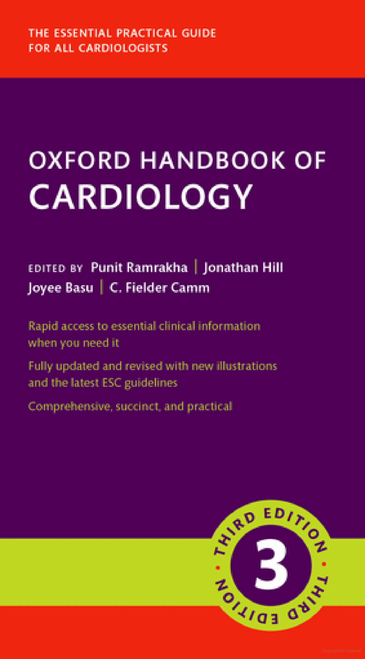 Oxford Handbook of Cardiology (Oxford Medical Handbooks), 3rd edition (Original PDF from Publisher) Oxford Handbook of Cardiology (Oxford Medical Handbooks), 3rd edition (Original PDF from Publisher)