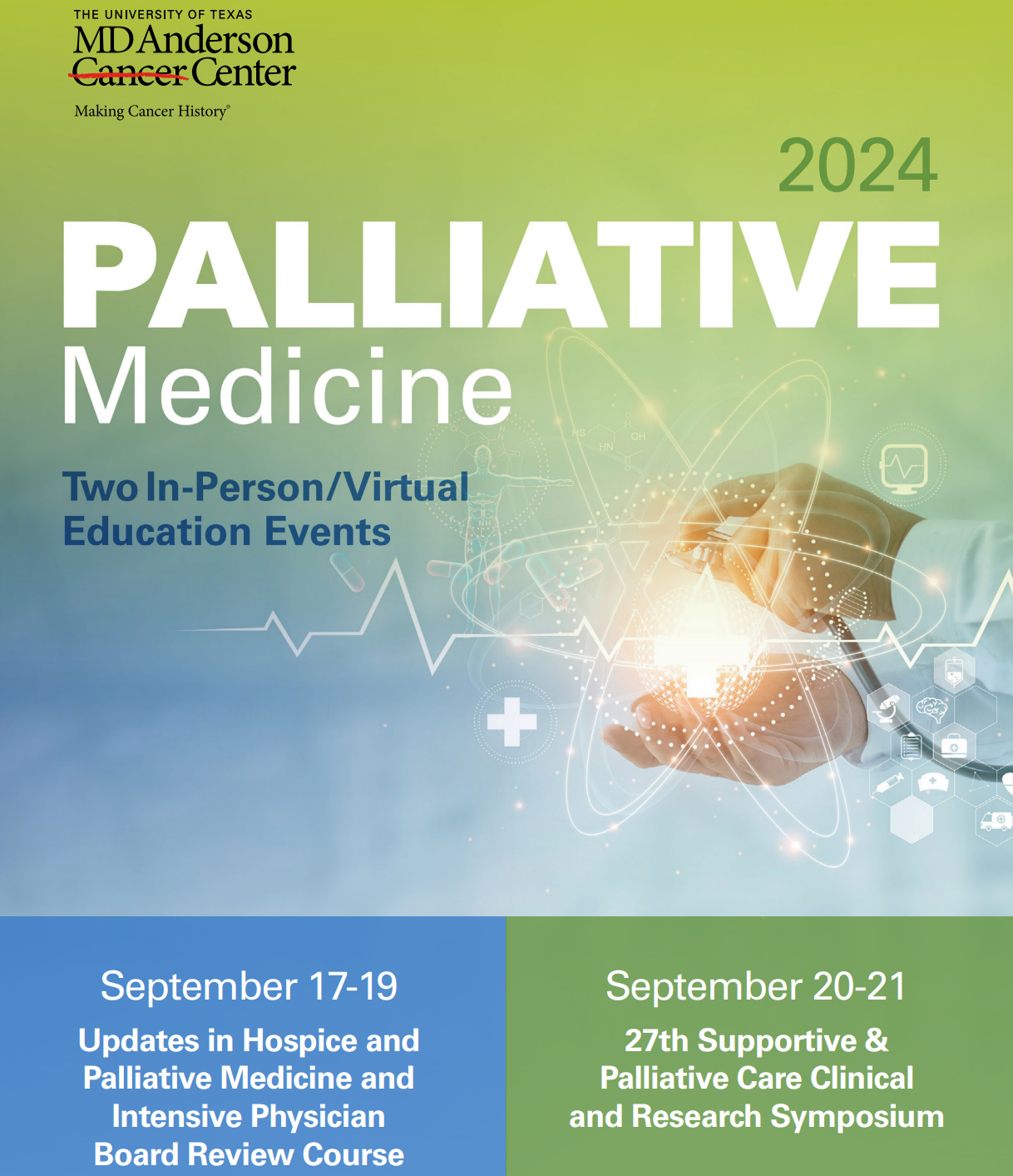 The University of Texas MD Anderson Cancer Center Updates in Hospice and Palliative Care and Intensive Physician Board Review 2024 The University of Texas MD Anderson Cancer Center Updates in Hospice and Palliative Care and Intensive Physician Board Review 2024