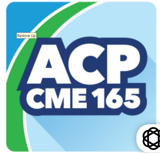 ACP CME 165 2025 ACP CME 165 2025