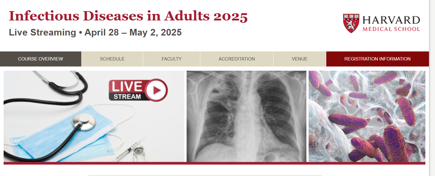 Harvard Infectious Diseases in Adults 2025 harvard Infectious Diseases in Adults 2025