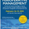 Johns Hopkins Perioperative Management-In Its 40th Year 2025