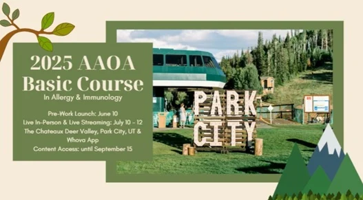 2025 AAOA Basic Course in Allergy & Immunology (Videos with subtitles + Slides) 2025 AAOA Basic Course in Allergy & Immunology (Videos with subtitles + Slides)