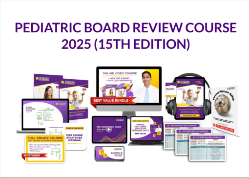 Pediatrics Board Review Course 2025 (15th Edition) (Videos + Audios + Slides) Pediatrics Board Review Course 2025 (15th Edition) (Videos + Audios + Slides)