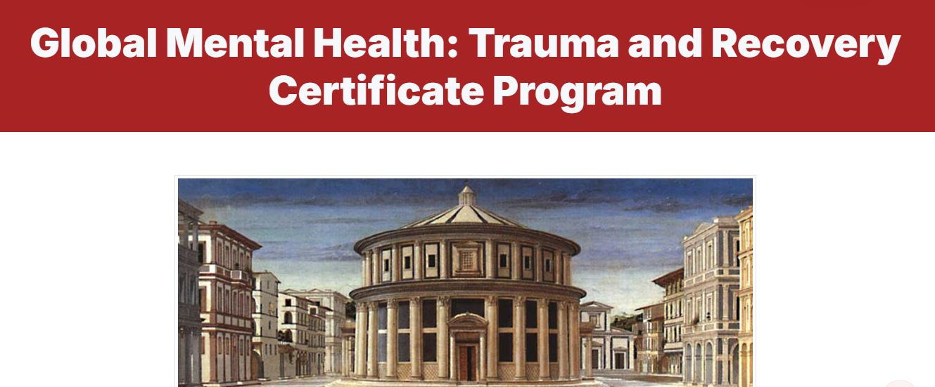 Harvard Global Mental Health Trauma and Recovery 2025 (Videos + Slides PDFs) Harvard Global Mental Health Trauma and Recovery 2025 (Videos + Slides PDFs)