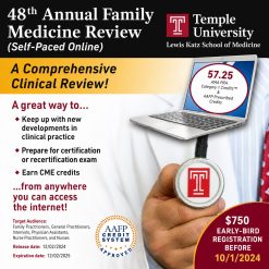 Temple University 48th Annual Family Medicine Review 2024