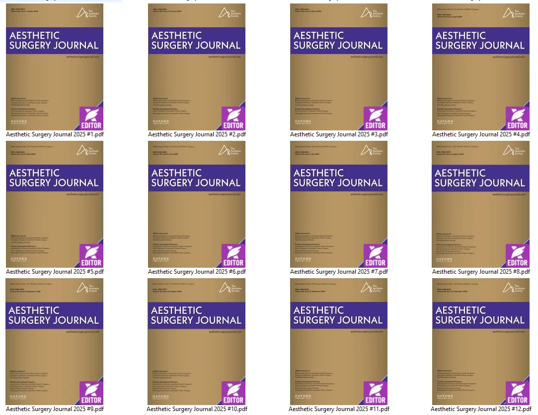 Aesthetic Surgery Journal 2025 Full Archives (True PDF) Aesthetic Surgery Journal 2025 Full Archives (True PDF)