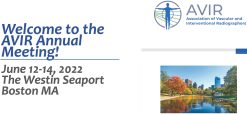 Association of Vascular and Interventional Radiographers 31st Annual Meeting 2022