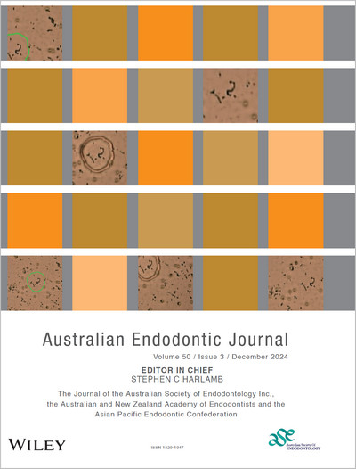 Australian Endodontic Journal, Full Archive (2010-2025) Australian Endodontic Journal, Full Archive (2010-2025)