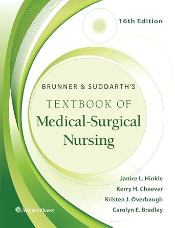 Brunner & Suddarth’s Textbook of Medical-Surgical Nursing, 16th edition (EPUB and pdf) Brunner & Suddarth’s Textbook of Medical-Surgical Nursing, 16th edition (EPUB)