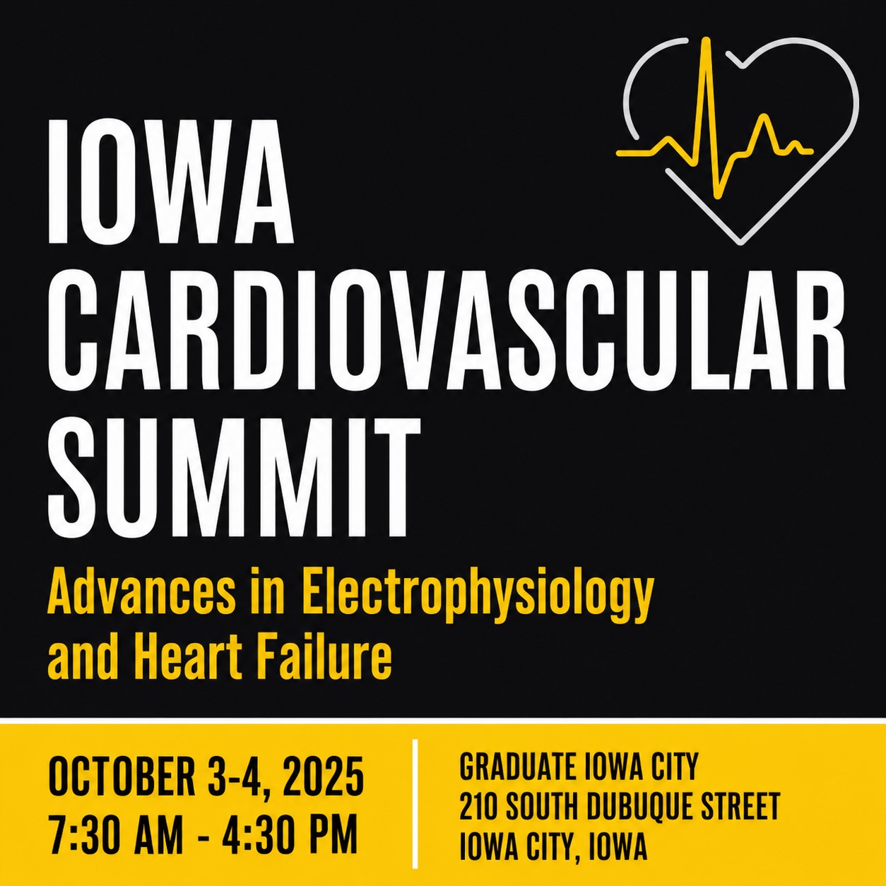 Iowa Carver College of Medicine Iowa Cardiovascular Summit 2025 Iowa Carver College of Medicine Iowa Cardiovascular Summit 2025