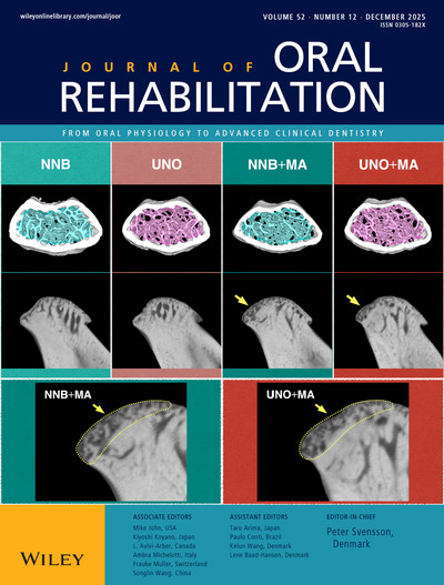 Journal of Oral Rehabilitation, Full Archive (2008 – 2025) Journal of Oral Rehabilitation