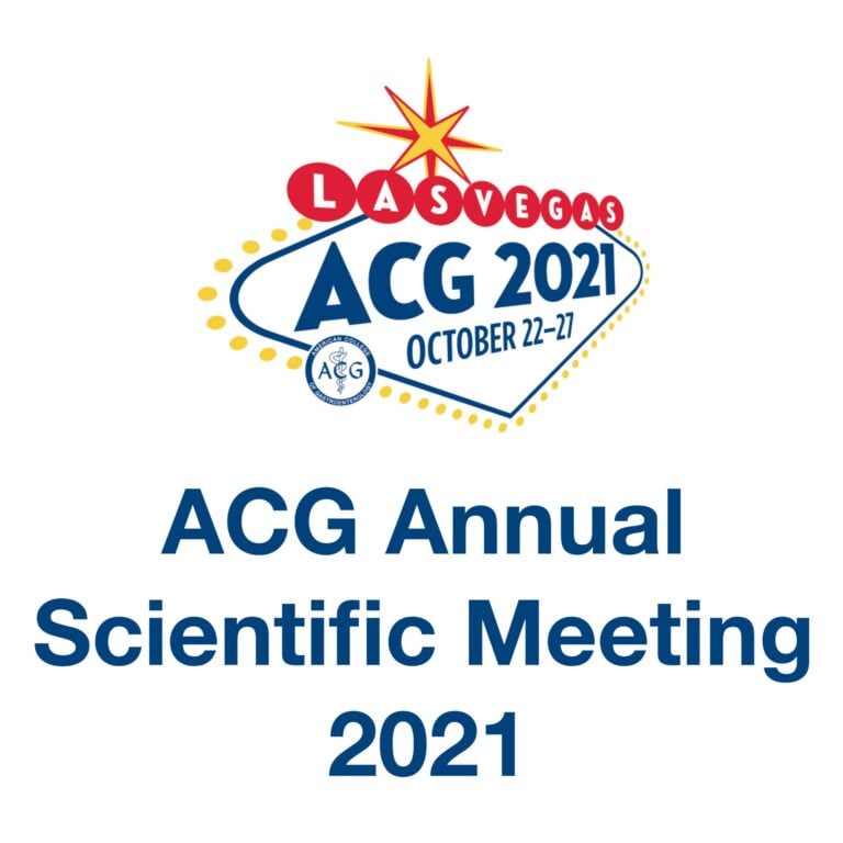 ACG Annual Scientific Meeting 2021 ACG Annual Scientific Meeting 2021