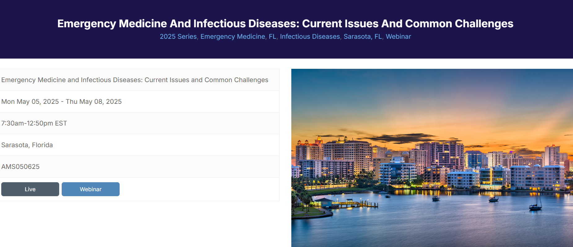 American Medical Seminars Emergency Medicine and Infectious Diseases Current Issues and Common Challenges 2025 American Medical Seminars Emergency Medicine and Infectious Diseases Current Issues and Common Challenges 2025