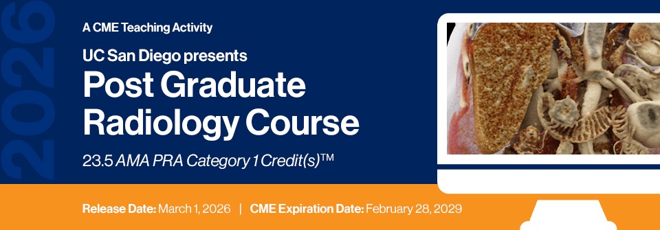 DocmedED 2026 UC San Diego Presents Post Graduate Radiology Course DocmedED 2026 UC San Diego Presents Post Graduate Radiology Course