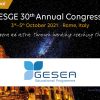 European Society of Gastrointestinal Endoscopy 30th Annual Congress 2021 European Society of Gastrointestinal Endoscopy 30th Annual Congress 2021