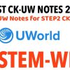 Latest UW Notes for STEP2 CK – 2022