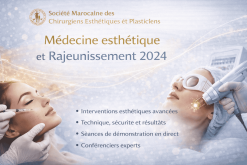 Moroccan Society of Aesthetic and Plastic Surgeons Médecine esthétique et Rajeunissement 2024 French
