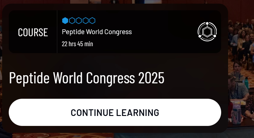 Seeds Scientific Research & Performance Peptide World Congress 2025 Seeds Scientific Research & Performance Peptide World Congress 2025