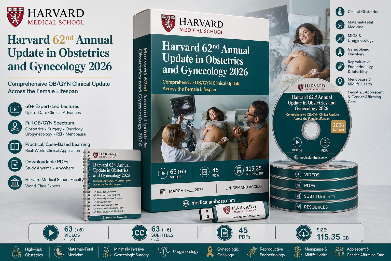 Harvard 62nd Annual Update in Obstetrics and Gynecology 2026 Harvard 62nd Annual Update in Obstetrics and Gynecology 2026