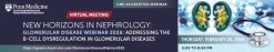 Penn Medicine New Horizons in Nephrology Glomerular Disease Webinar 2026
