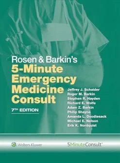 Rosen & Barkin’s 5 Minute Emergency Medicine Consult (The 5-Minute Consult Series), 7th edition (EPUB)