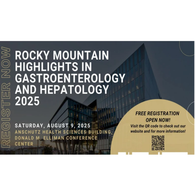 University of Colorado Anschutz Health Sciences Rocky Mountain Highlights in Gastroenterology and Hepatology Course 2025 University of Colorado Anschutz Health Sciences Rocky Mountain Highlights in Gastroenterology and Hepatology Course 2025