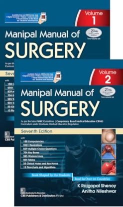 Manipal Manual of Surgery, 2 Volume Set, 7th edition (Original PDF from Publisher)