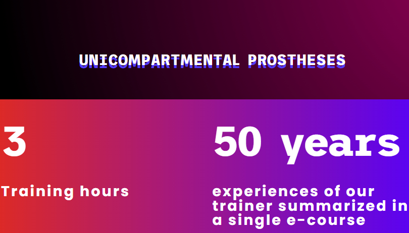Stapiens E-Course Unicompartmental Prostheses 2024 Stapiens E-Course Unicompartmental Prostheses 2024
