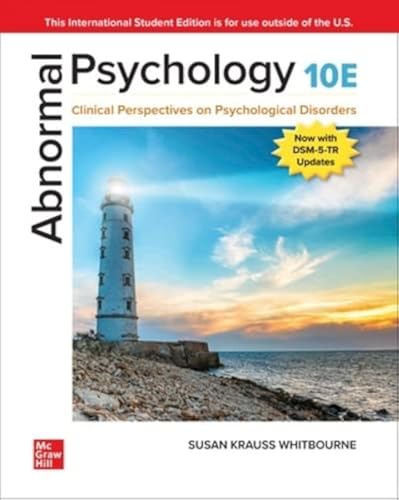 ISE Abnormal Psychology: Clinical Perspectives on Psychological Disorders, 10th edition (Original PDF from Publisher) ISE Abnormal Psychology: Clinical Perspectives on Psychological Disorders, 10th edition (Original PDF from Publisher)