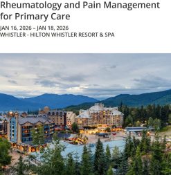 MCE Conferences Rheumatology and Pain Management for Primary Care